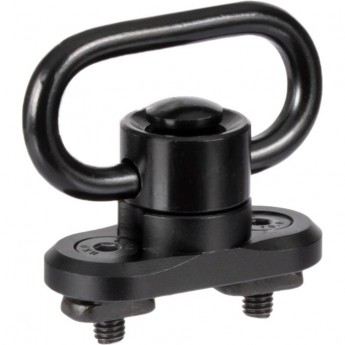 Антабка SHOTTIME быстросъёмная QD на M-LOK для ремня 32мм чёрная