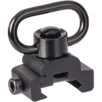 Антабка SHOTTIME быстросъёмная QD на Weaver для ремня 30мм чёрная