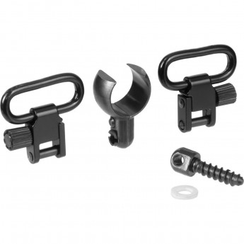 Антабки SHOTTIME быстросъёмные на приклад и на ствол D16-17,1мм, 25мм