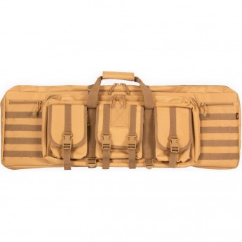 Кейс SHOTTIME тактический, для 2 ед. оружия, 92x29см, полиэстер, койот