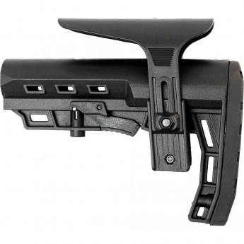 Приклад телескопический SHOTTIME MIL-SPEС 102-M с регулируемой щекой