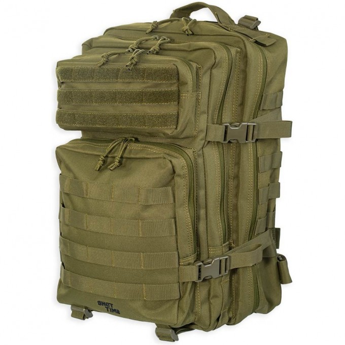 Рюкзак SHOTTIME городской/тактический Basic, 25л, полиэстер 900D, олива ST-BP-7013-OD